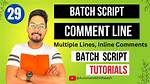 Skip Multiple Lines in a Batch Script