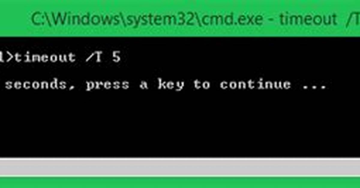 Sleep/Wait Command in Batch [Duplicate]