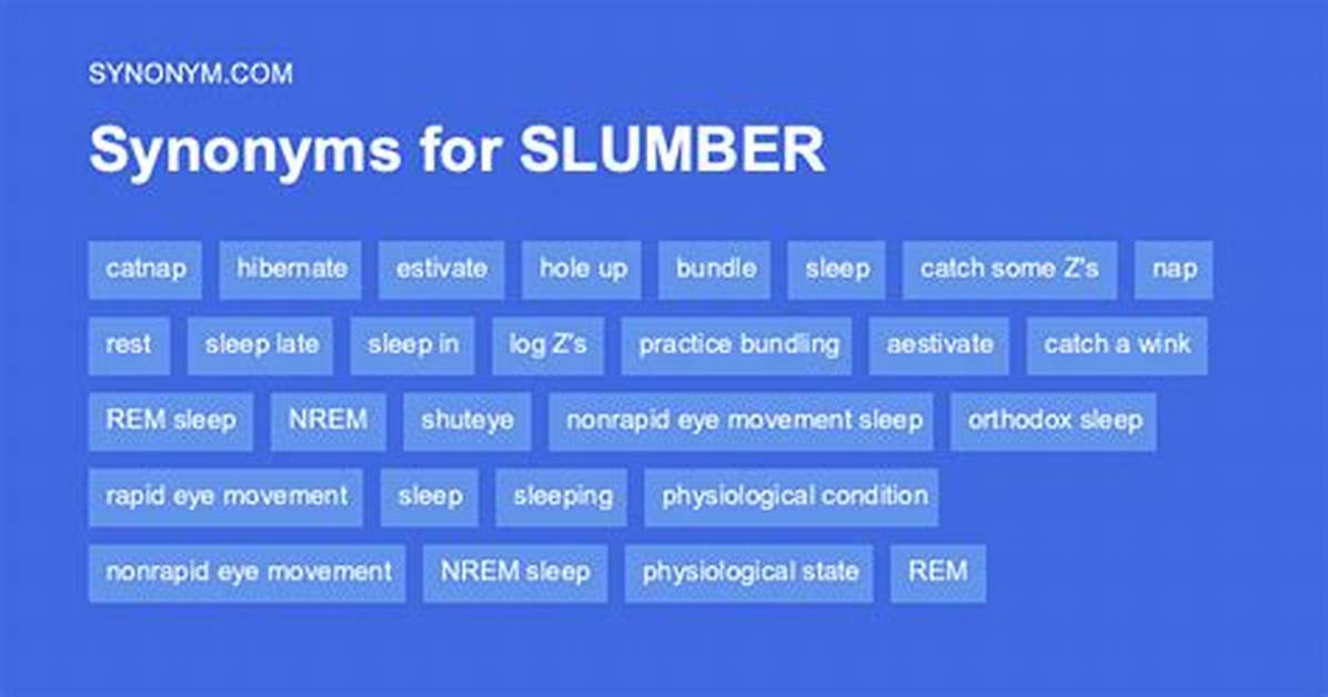 Slumber Synonym