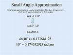 Small Angle Approximation