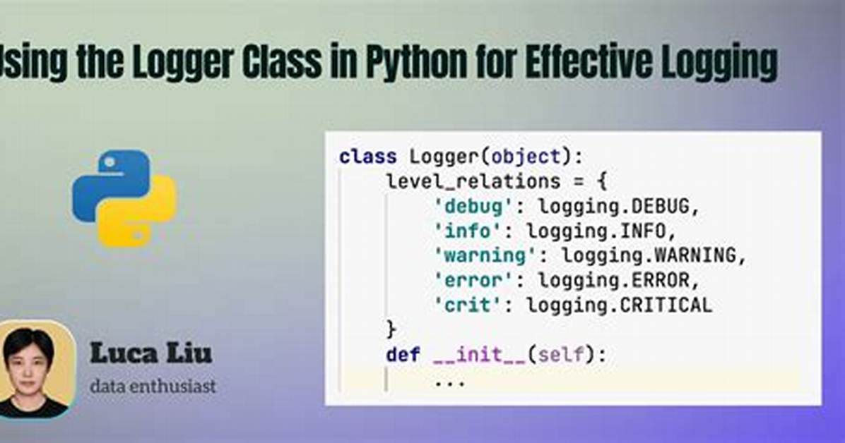 Small Logger Class