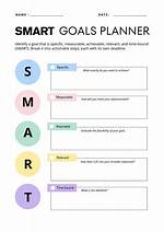 Smart Goals Template