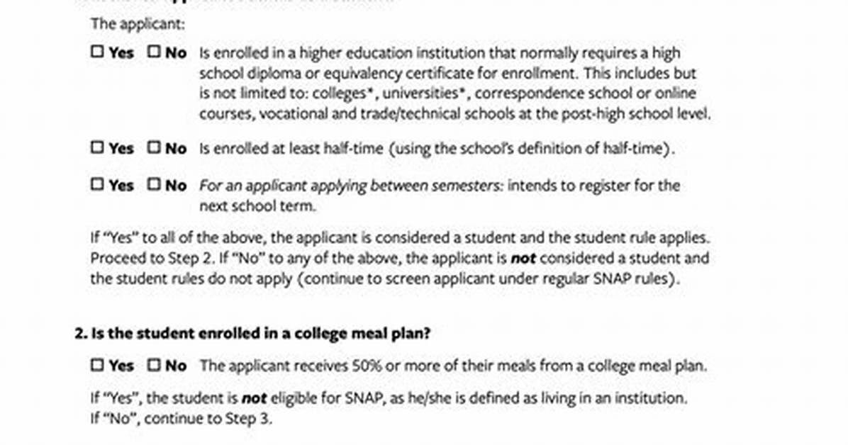 Snap on Student Program