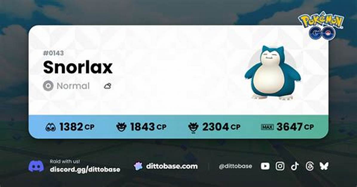 Snorlax Type