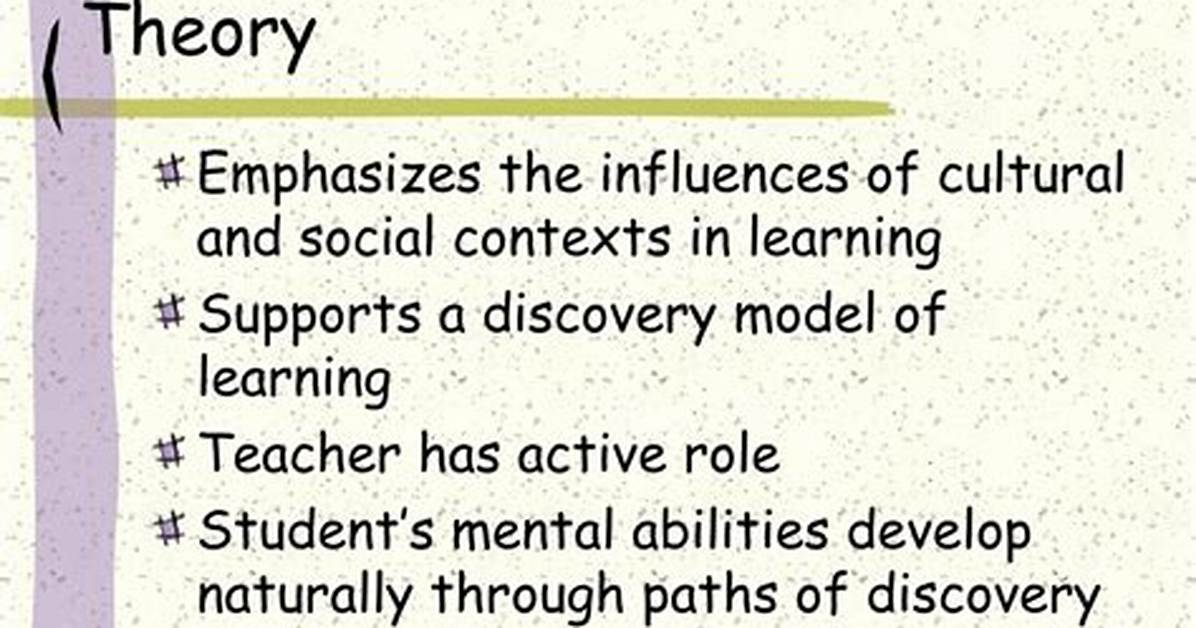 Social Constructivist Theory