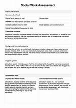 Social Worker's Assignment