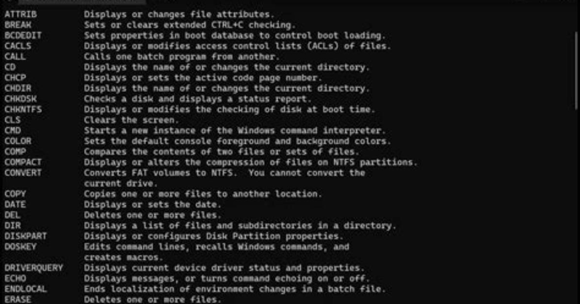 Software Command That Goes Back One Step
