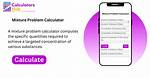 Solution Mixture Calculator