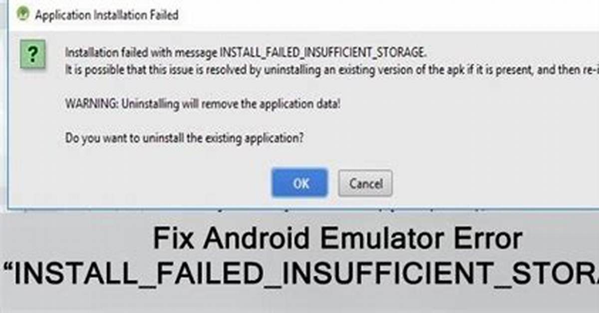 Solution to Install_Failed_Insufficient_Storage Error on Android [Closed]