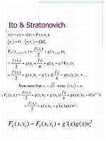 Solving a Stratonovich Sde