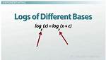 Solving Logs Different Bases?