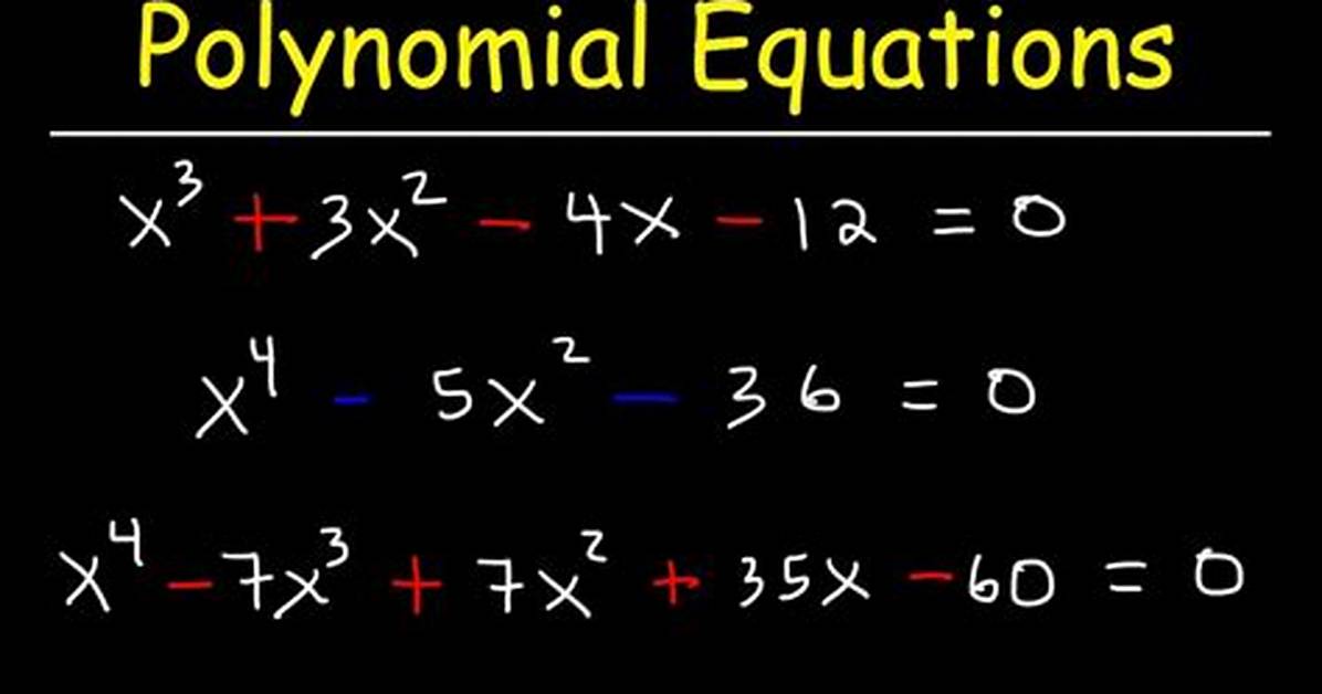 Solving Polynomial Equations