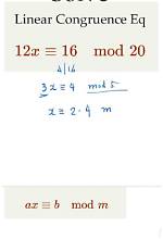Solving Simple Linear Congruence