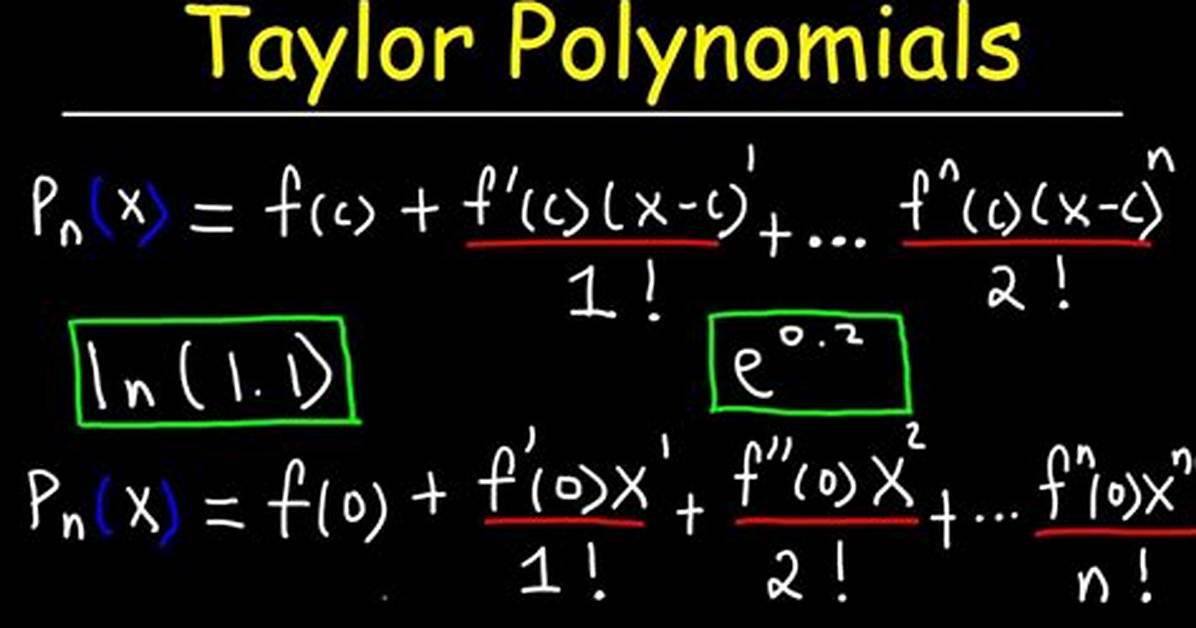 Solving the Second Taylor Polynomial