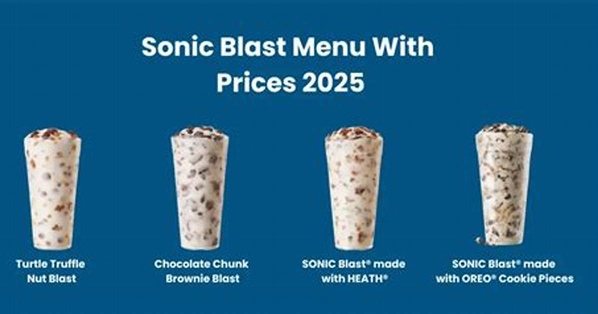 Sonic Blast Sizes