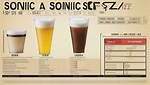 Sonic Cup Sizes