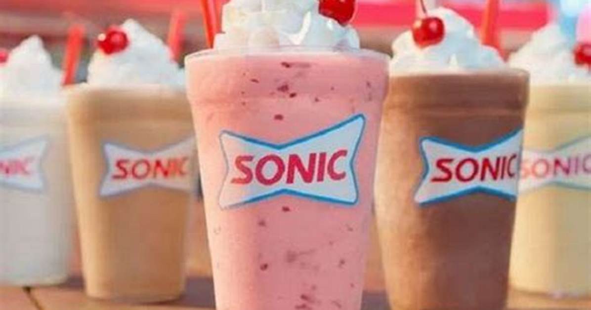 Sonic Drinks
