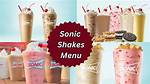 Sonic Shake Menu