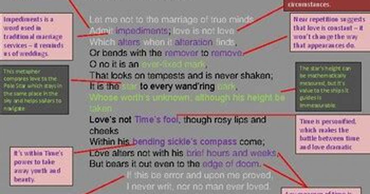 Sonnet 116 Analysis