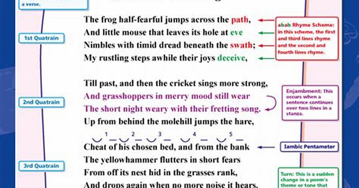Sonnet Structure