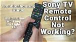 Sony Remote Not Working