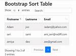Sort Table Rows in Bootstrap [Closed]
