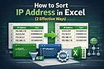 Sorting Excel Column by Ip Address