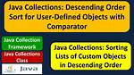 Sorting Using Comparator- Descending Order (User Defined Classes) [Closed]