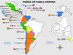 Spanish Countries Map