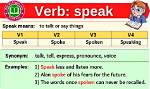 Speak Verb 3
