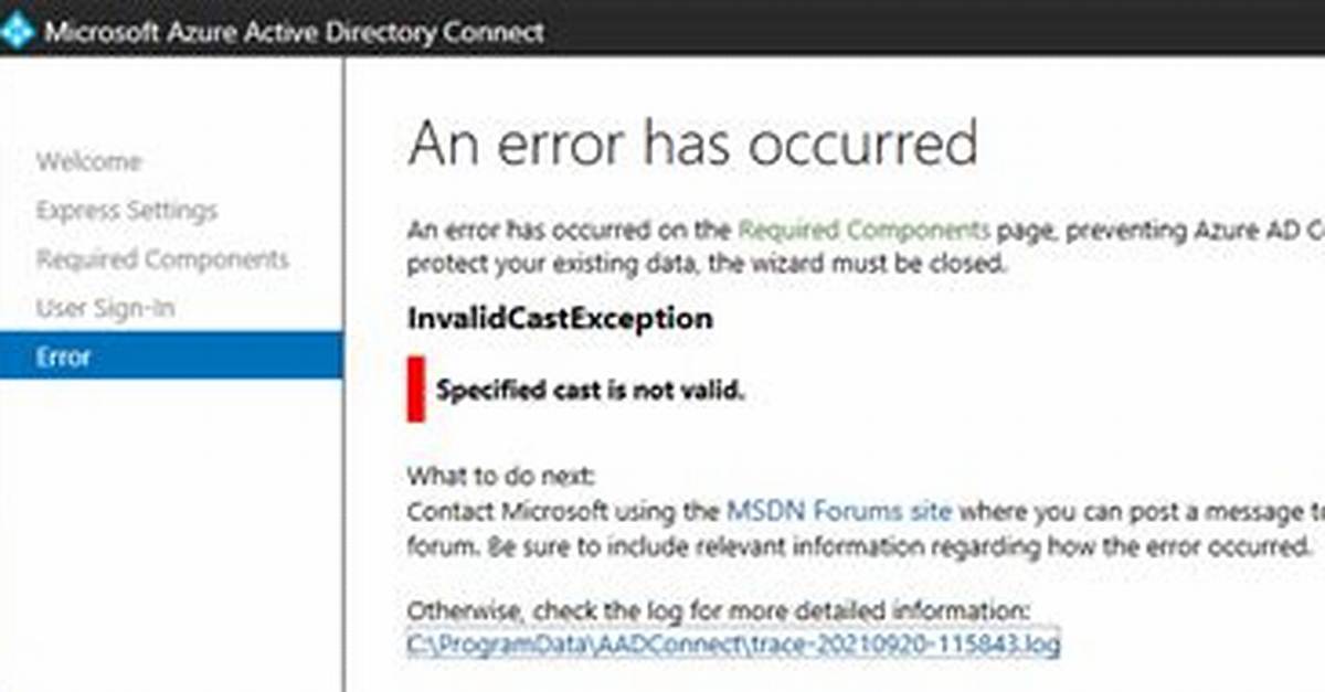 Specified Cast Is Not Valid?