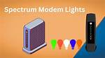 Spectrum Modem Lights