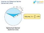 Spherical Sector Volume