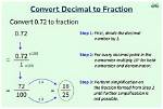 Split Decimal Variable into Integral and Fraction Parts