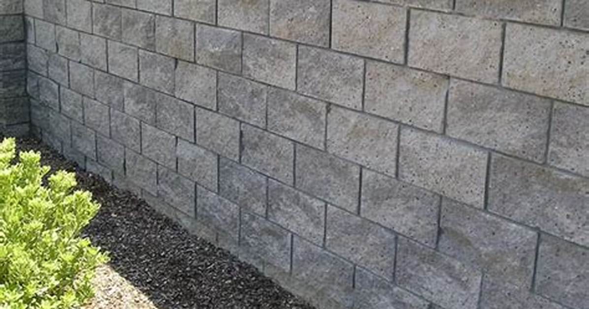 Split Face Concrete Block