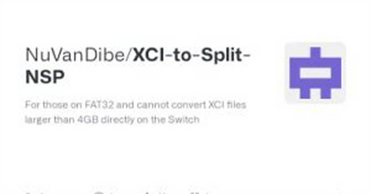 Split Xci Switch - Gamebrew