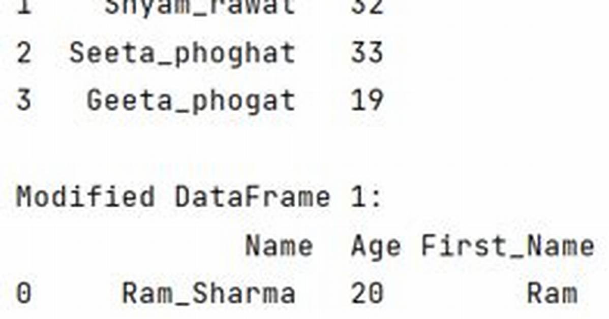 Splitting at Underscore in Python and Storing the First Value