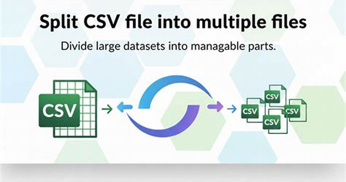 Splitting One Csv into Multiple Files