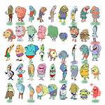 Spongebob Fish Characters
