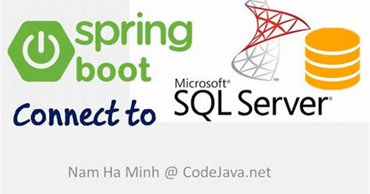 Spring: Connect Sql Server from Spring Boot Service