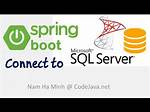 Spring: Connect Sql Server from Spring Boot Service