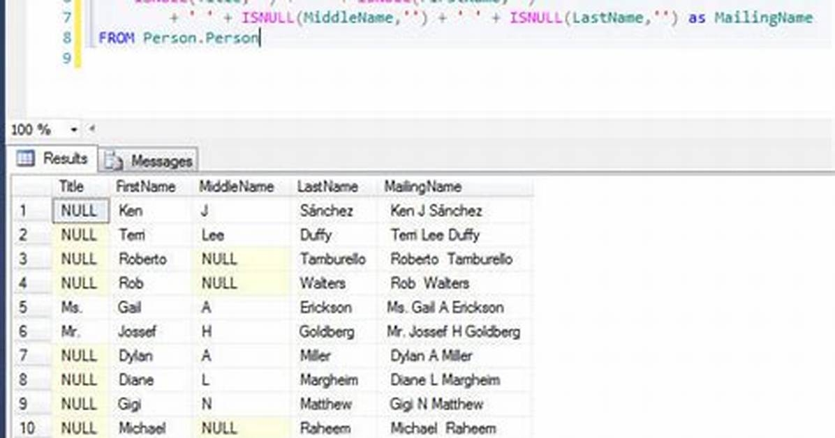 Sql Concatenate Columns