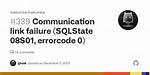 Sql Error: 0, Sqlstate: 08S01 Communications Link Failure [Duplicate]