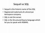 Sql or Sequel