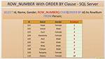 Sql Row_Number() Function in Where Clause