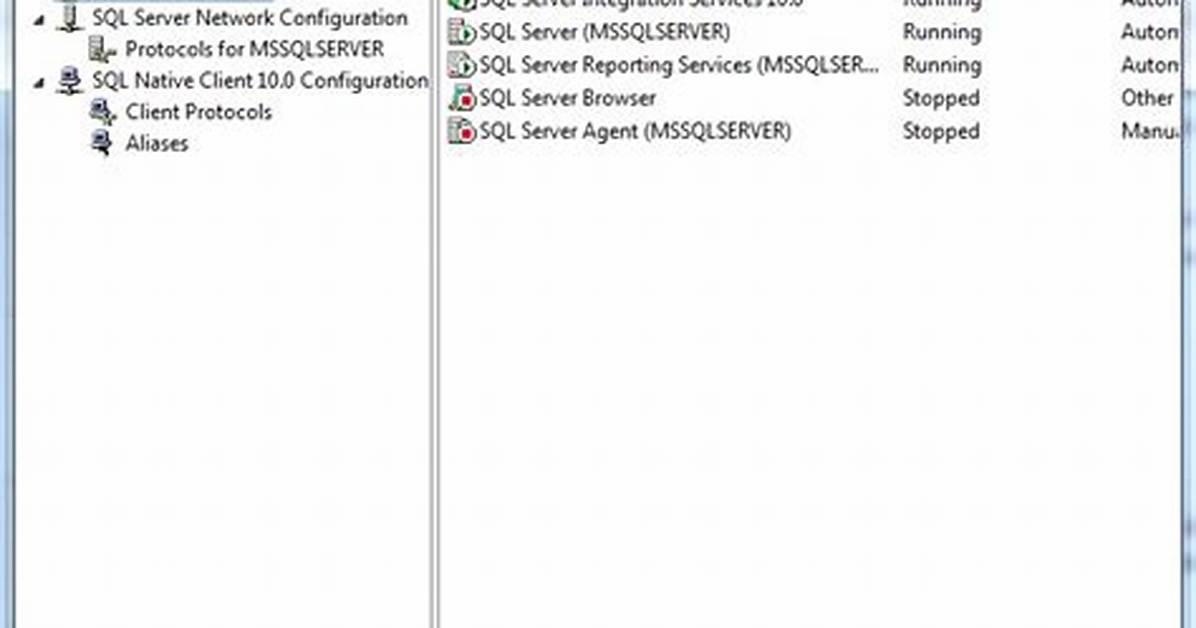 Sql Server Configuration Manager Not Found
