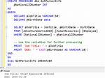 Sql Server Procedure Declare a List
