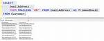Sql Server Trim