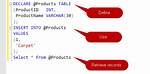 Sql Table Variable