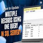 Sql - Update Multiple Records in One Query